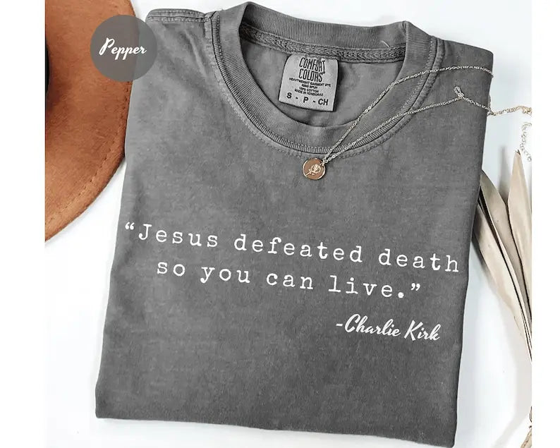 Charlie Kirk Graphic T-Shirt – Conservative Patriot Tee