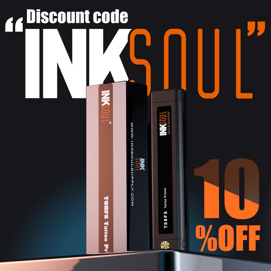 INKSOUL® T08FS Wireless Tattoo Transfer Stencil Printer – Bluetooth Thermal Printer