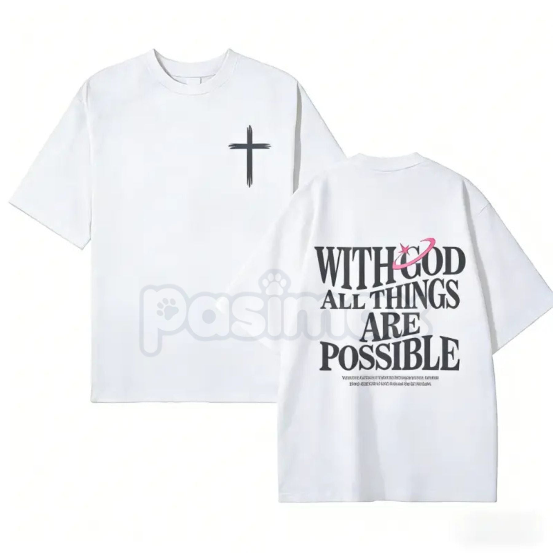 With God All Things Are Possible T-Shirt – Christian Graphic Tee