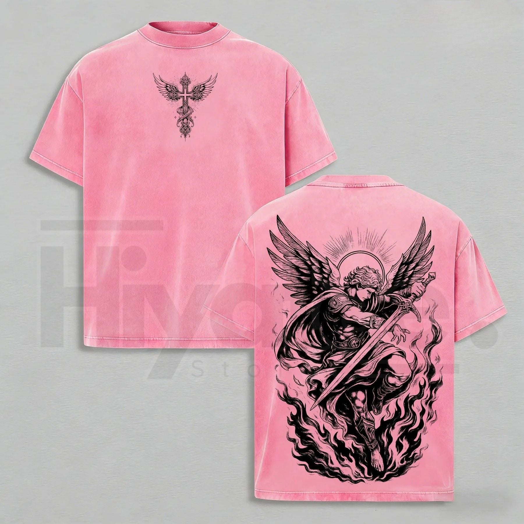 Archangel Michael T-Shirt – Christian Warrior Faith Graphic Tee