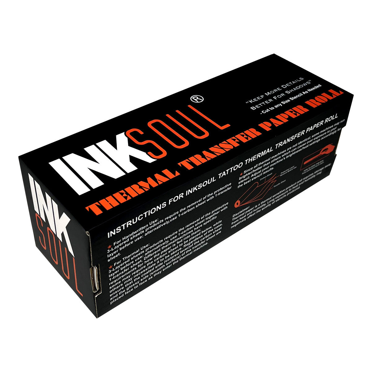 INKSOUL® T08FS Wireless Tattoo Transfer Stencil Printer – Bluetooth Thermal Printer