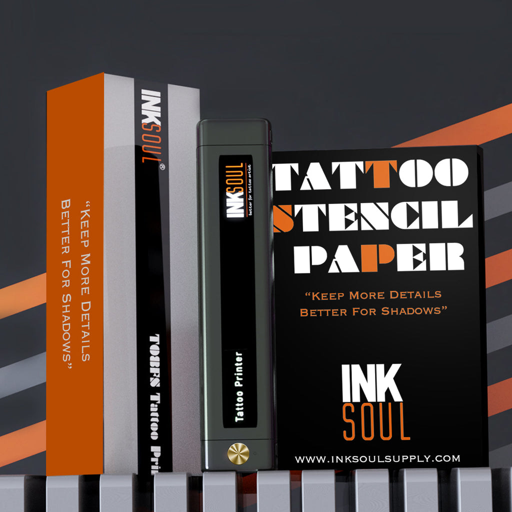 INKSOUL® T08FS Wireless Tattoo Transfer Stencil Printer – Bluetooth Thermal Printer