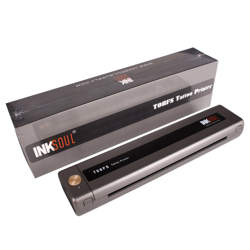 INKSOUL® T08FS Wireless Tattoo Transfer Stencil Printer – Bluetooth Thermal Printer