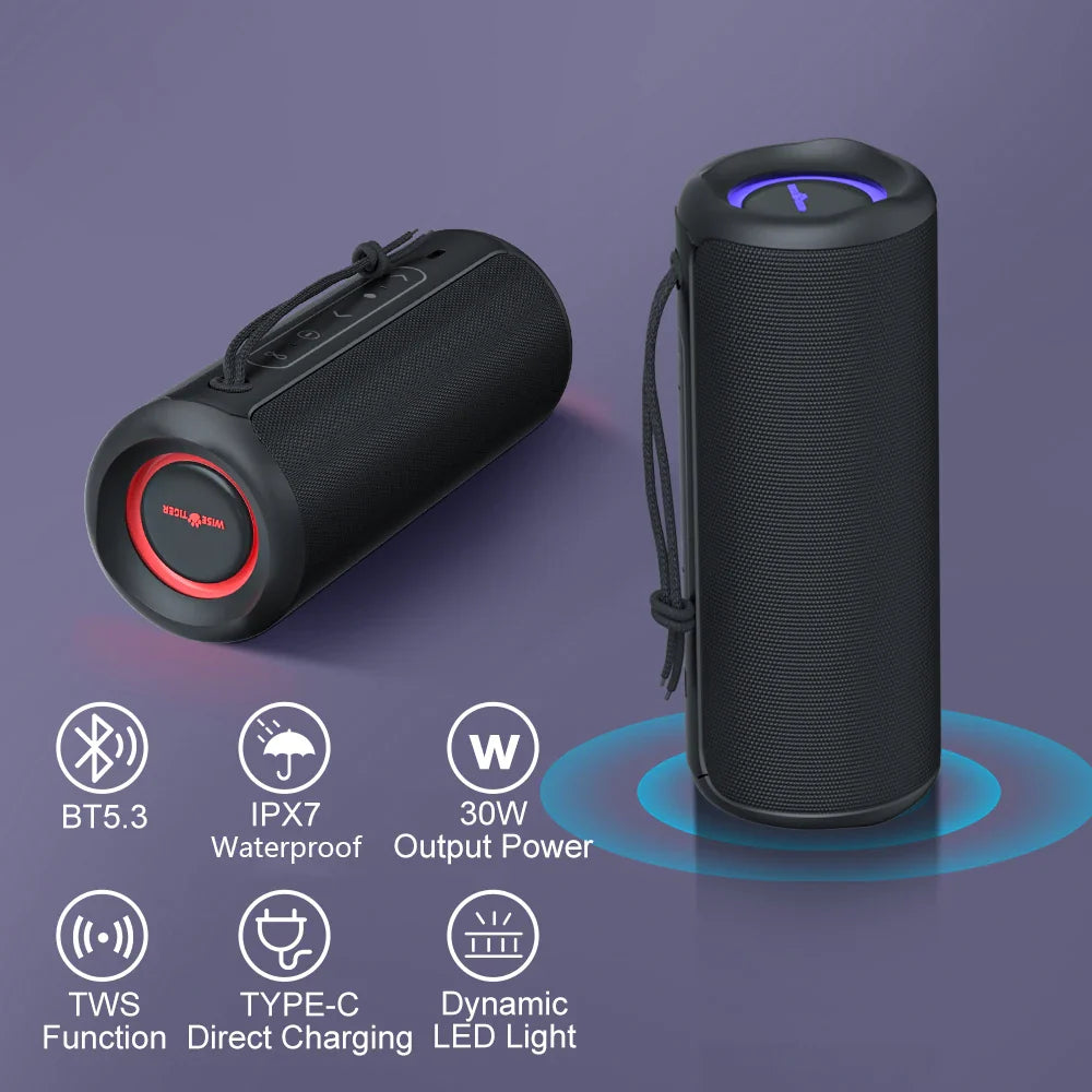 P3 Portable Bluetooth Speaker – 30W Waterproof Wireless Speaker