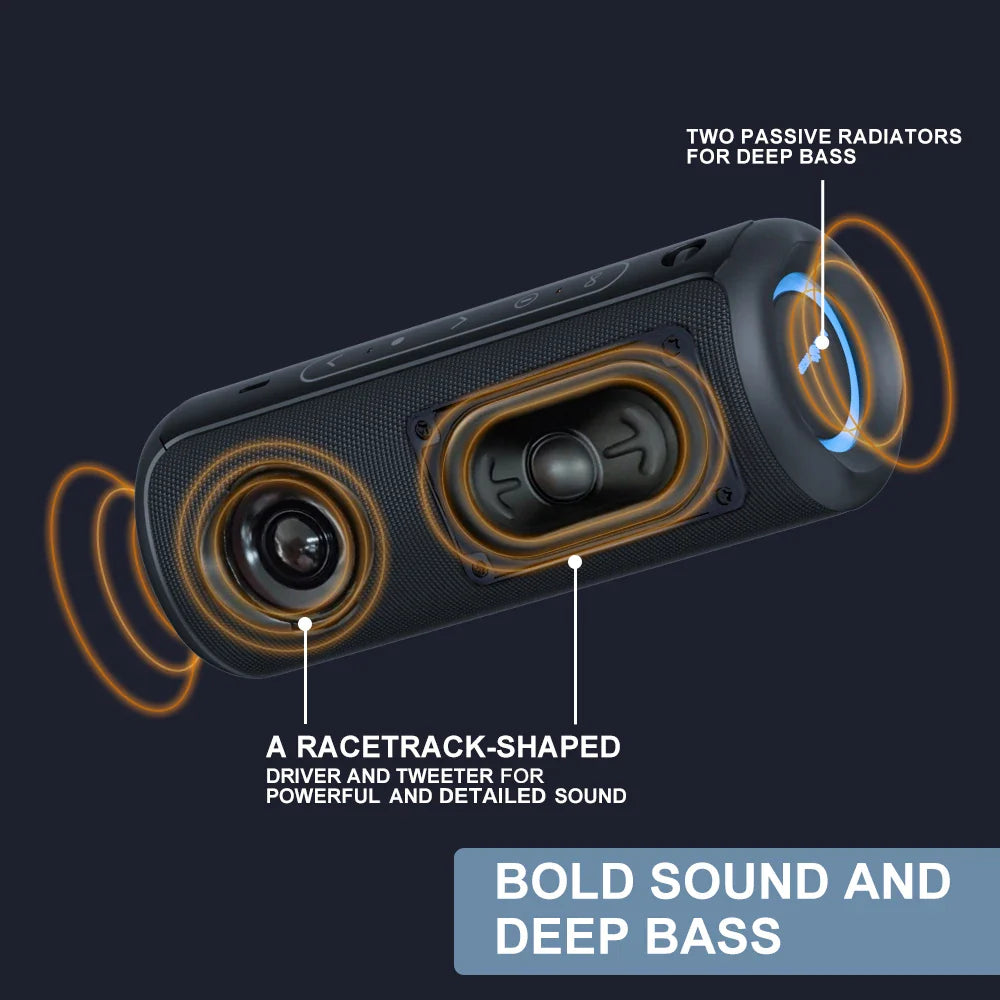 P3 Portable Bluetooth Speaker – 30W Waterproof Wireless Speaker
