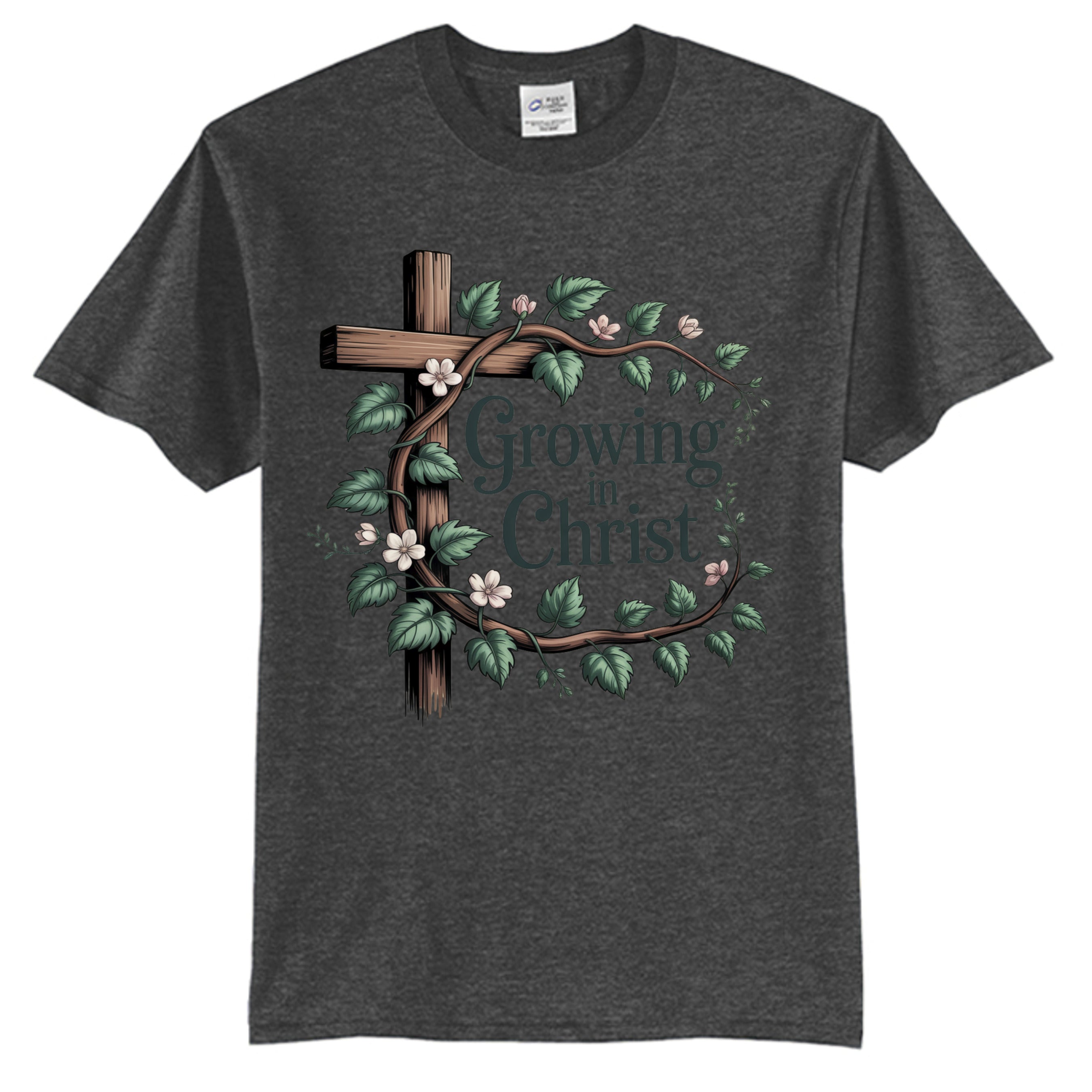 Dark Heather Grey - PC55T - FRONT